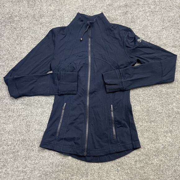 Lululemon Jacket Womens 4 Full Zip RVQT Horse Equestrian Embroidered Brooke - Picture 1 of 10